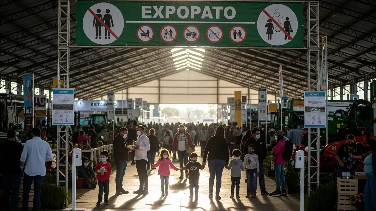 Expopato implementa ações de saúde para segurança de visitantes