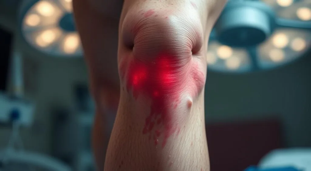 sintomas de inflamação no joelho