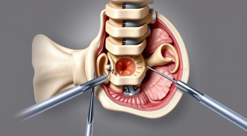 Descompressão foraminal endoscópica uniportal transpedicular
