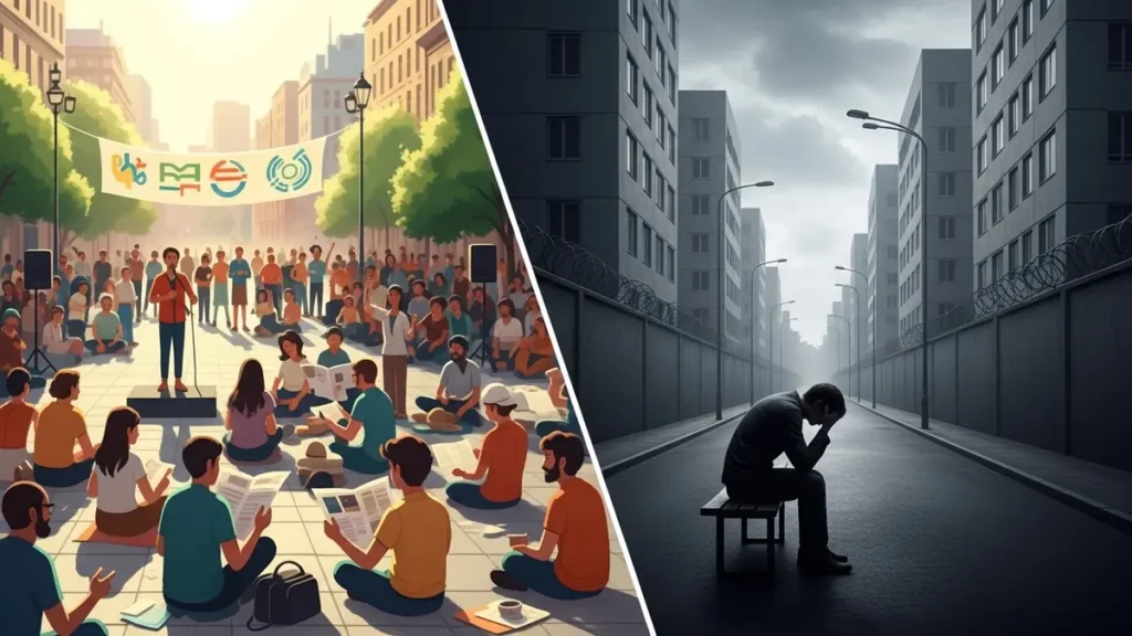 A relação entre democracia e saúde mental: uma análise A relação entre democracia e saúde mental